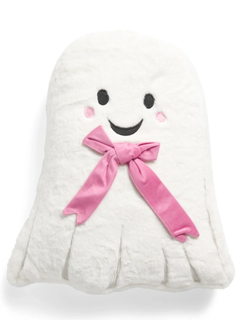 Envogue Halloween Ghost With Pink Bow Pillow New